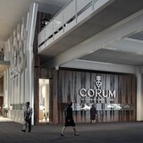 A preview of the new Corum booth