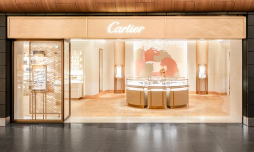 Cartier unveils its first airport boutique in Switzerland at Zürich airport
