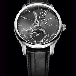 MASTERPIECE LUNE RETROGRADE SILVER DIAL by Maurice Lacroix