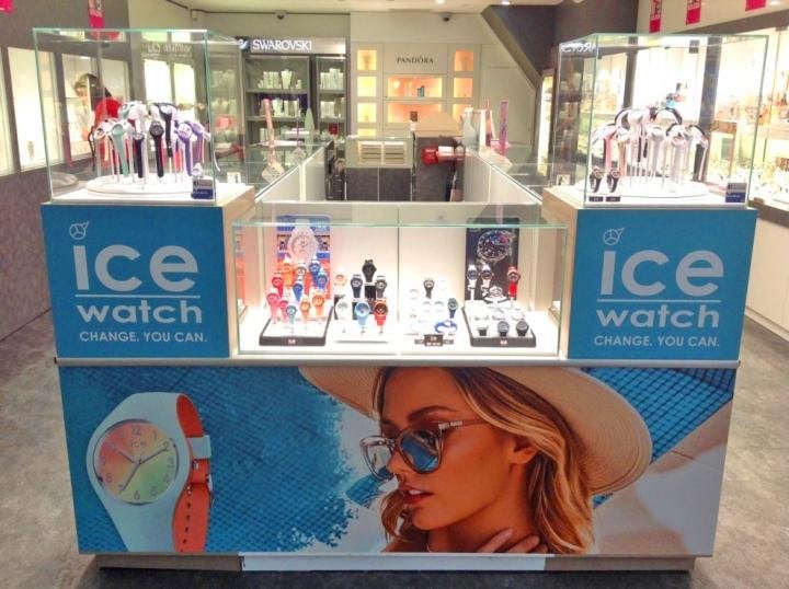An Ice-Watch counter in France.
