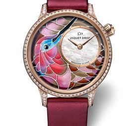 Jaquet Droz Petite Heure Minute Smalta Clara Humming Bird