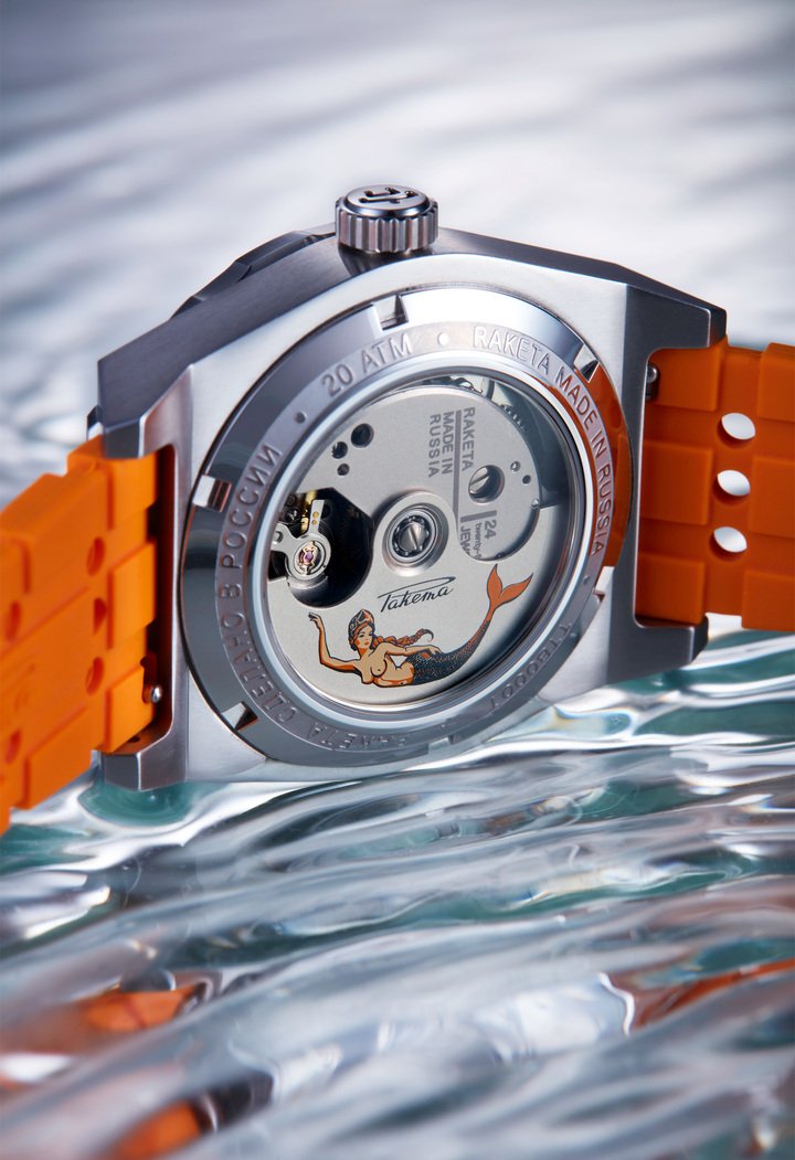 Raketa Amphibia: a watch for deep submersion