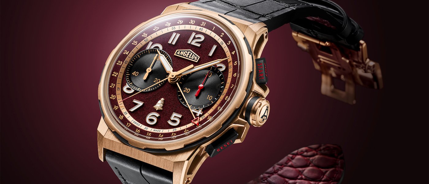 Angelus debuts Only Watch 2023 Chronodate Gold x Château Angelus