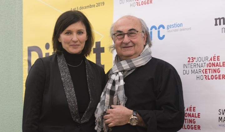 Laetitia Vifian Benoit (President of the Marketing Days Association) and Kalust Zorik (co-founder of the Marketing Days Association) 