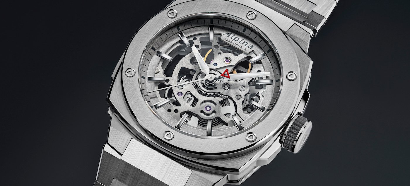 Alpiner Extreme Skeleton Automatic showcases exposed mechanics