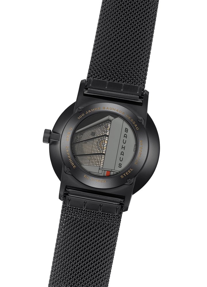 Junghans celebrates 100 years of Bauhaus Dessau with colourful tribute 