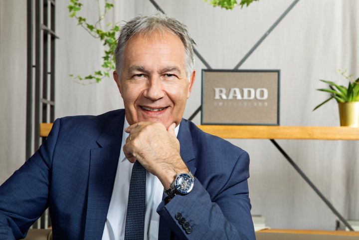 After 17 years at the helm of Certina, Adrian Bosshard took over as head of Rado in 2020.