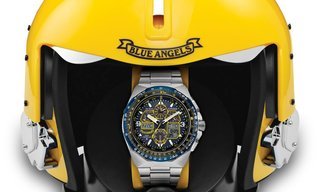 A new Citizen Promaster Blue Angels Skyhawk takes to the skies 