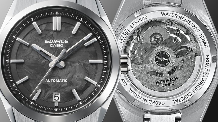 Casio unveils first-ever mechanical movement in its Edifice line