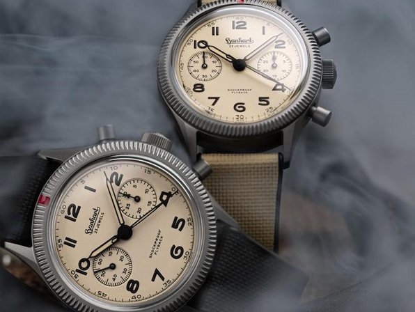 Hanhart 417 TI Desert Pilot: “TI” for titanium