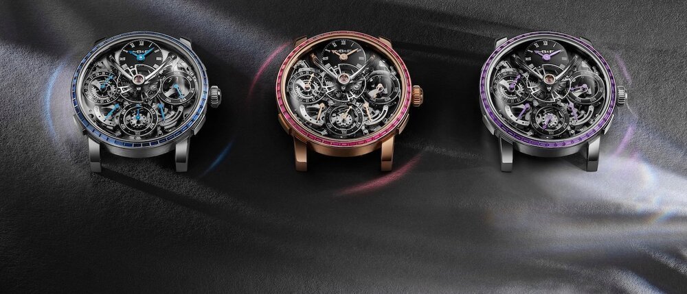 MB&F: Three brilliantly colourful bezels for the LM Perpetual