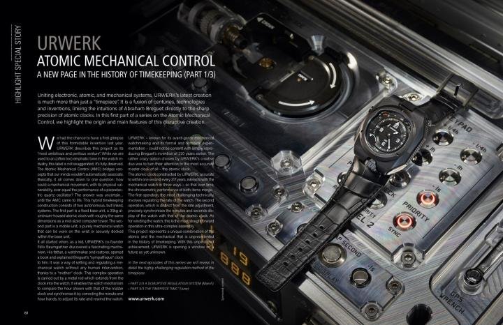 Urwerk - Atomic mechanical control
