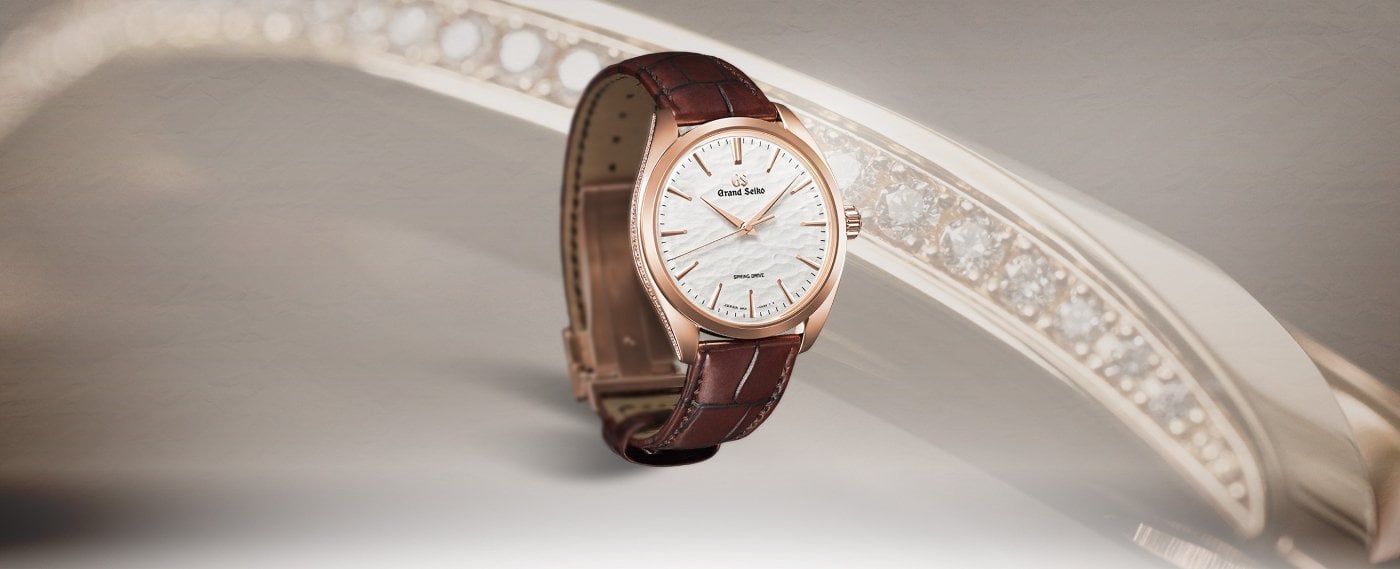 Grand Seiko's new Spring Drive creation captures winter in Shinshu