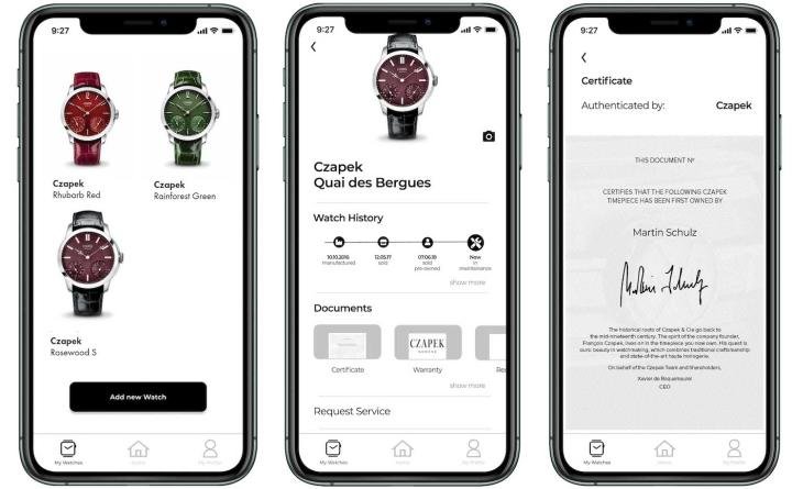 Czapek & Cie has joined forces with Zurich-based startup Adresta to implement digital certificates that track the lifecycle of their timepieces.