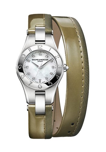 Baume & Mercier Linea Strap in Olive Green