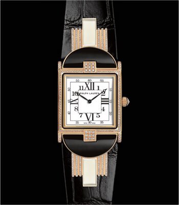 867 MODERN ART DECO WATCH by Ralph Lauren