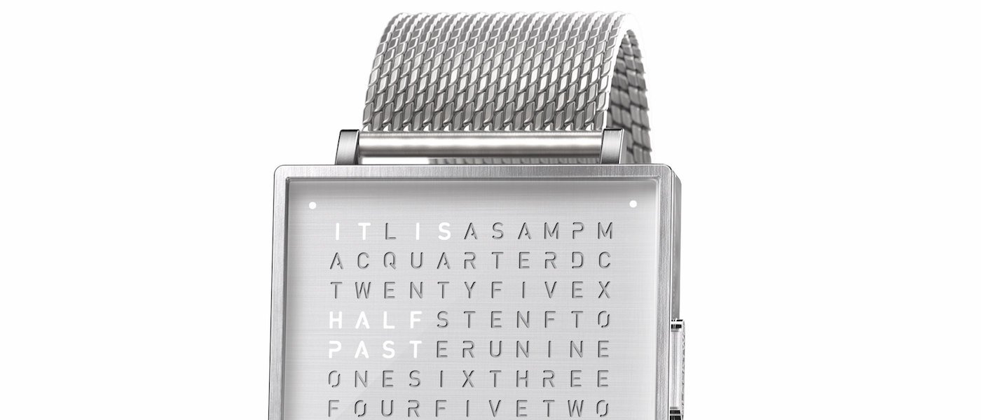 Qlocktwo: a different way to read (literally) the time