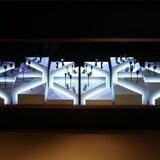 Romain Jerome's innovative window display at BaselWorld 2013
