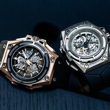 Spidolite Gold (left) and Spidolite Titanium by Linde Werdelin