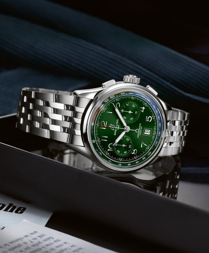 Breitling has introduced six new models to the Premier line, all driven by the Breitling Manufacture Calibre 01 automatic movement.