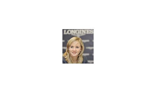Ariella Kaeslin visits Longines headquarters