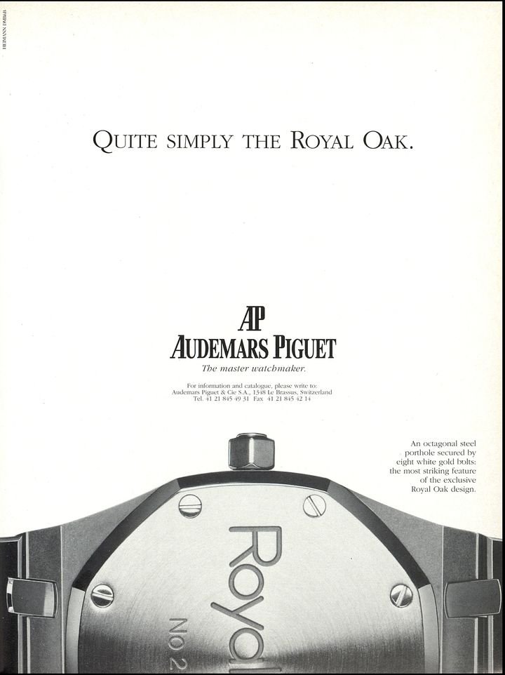 An iconic watch in Europa Star's archives: the Royal Oak