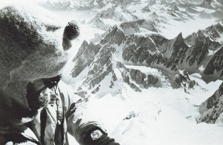 A photo taken at the top of Dhaulagiri