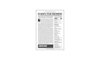 Europa Star PREMIERE - Vol.8, No 4