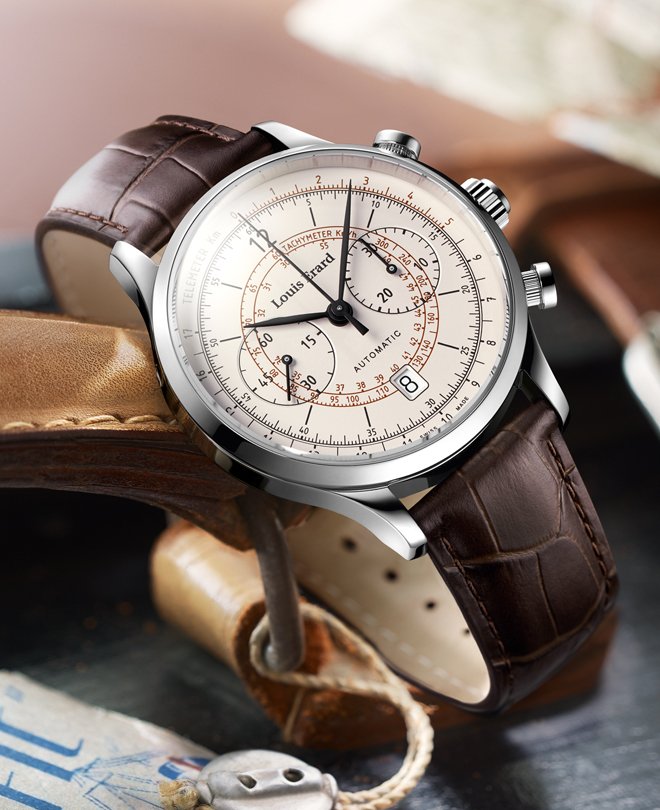 louis erard automatic chronograph