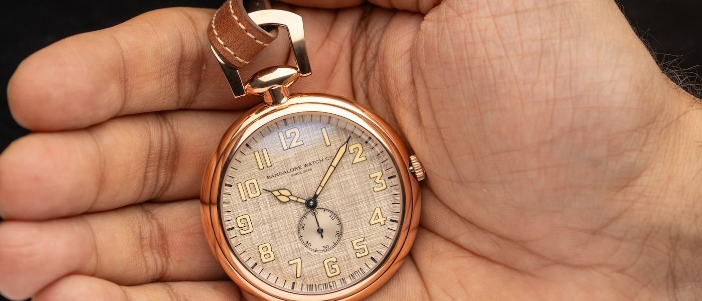 Bangalore Watch Company's first-ever pocket watch