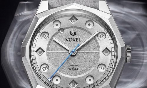 Voxel unveils its first collection the Meridion VXO1-E in three stunning colours during the Geneva watch days show