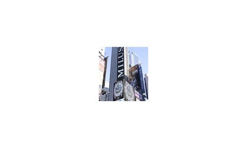 MILUS presents the current time in Times Square New York