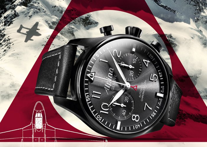 Startimer Pilot Chronograph “Black Star” by Alpina