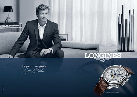 Simon Baker in Longines New Advertising Campaign