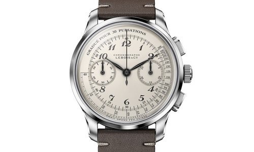 Lebois & Co unveils the Heritage Chronograph Atelier – Coquille d'œuf
