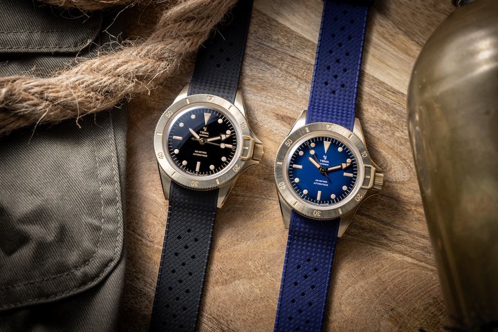 Proposed with two dial colours (blue gradient and lacquered black) in 39mm and 41mm sizes, the Superman Bronze CMM.10 model is limited to 1,948 numbered pieces in each colour