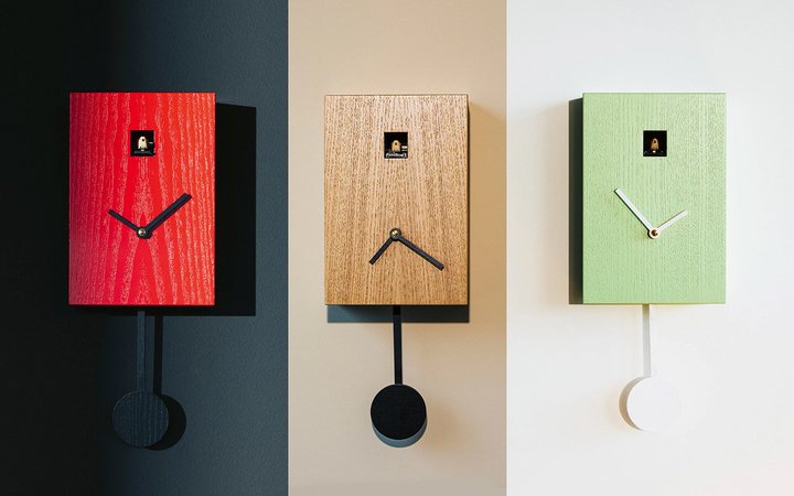 Soren Henrichsen – Hansruedi: The classic cuckoo clock gets a modern, minimalist treatment from the Soren Henrichsen studio, in a combination of Black Forest clockmaking skills and Genevan woodcrafting. The chirpy bird is triggered by a light sensor so that it (and you) can sleep peacefully through the night, making this a thoughtful as well as handsome design. Dimensions are 15cm wide, 22cm high and 9cm deep. $