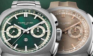 Favre Leuba expands Chief Chronograph collection in British Racing Green and Dune