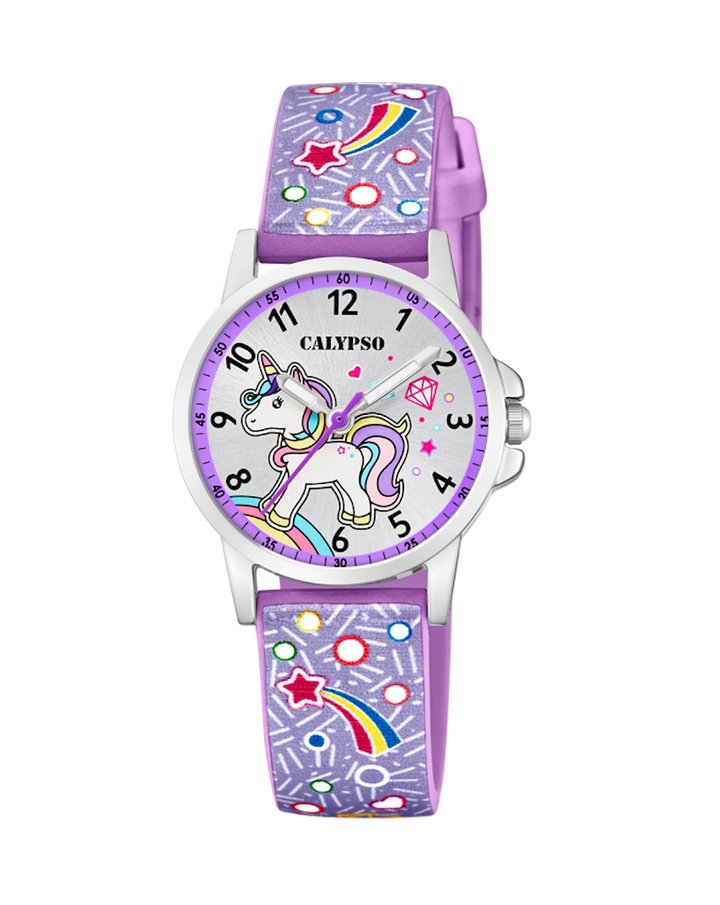 Calypso's watches offer attractive, creative, and colourful designs, transforming the experience of learning to tell time from a chore into something fun for children.