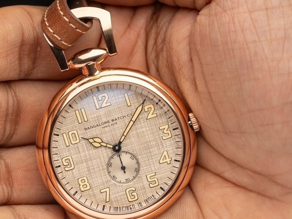 Bangalore Watch Company's first-ever pocket watch