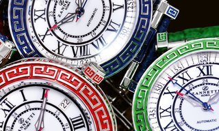 Zannetti Impero Titanium: catching the light with enamel 