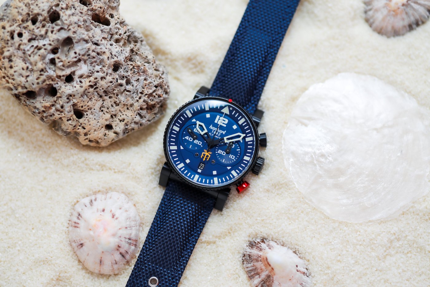 Hanhart's new Primus Fly Navy boasts naval precision and tradition