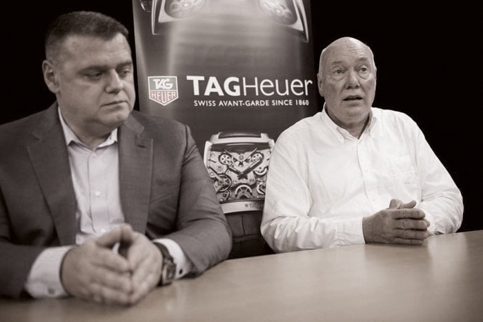 Guy Sémon (Left) and Jean-Claude Biver (Right)