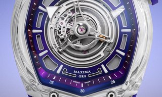 Kerbedanz unveils the Maxima GR8 39mm Incolor Sapphire Ultraviolet Dial