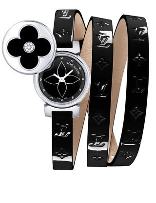 Watch Louis Vuitton Tambour Spin Time Régate Titane  Tambour Spin Time  Titanium - Alligator and Rubber Strap