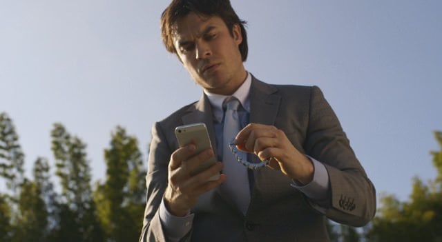 Screenshot from “Time Framed” featuring Ian Somerhalder and IceLink watches