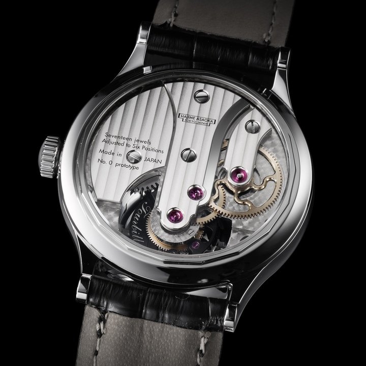 View of the movement of the 2023 Tourbillon Noir.