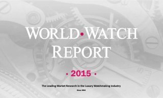 Digital Luxury Group releases its World Watch Report Smartwatch Feature