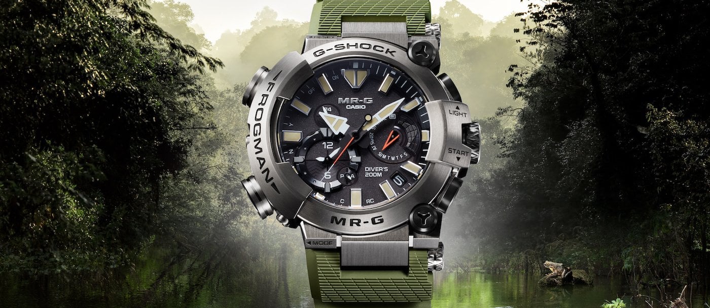 G-shock MR-G unleashes the Goliath Frogman luxury titanium diver