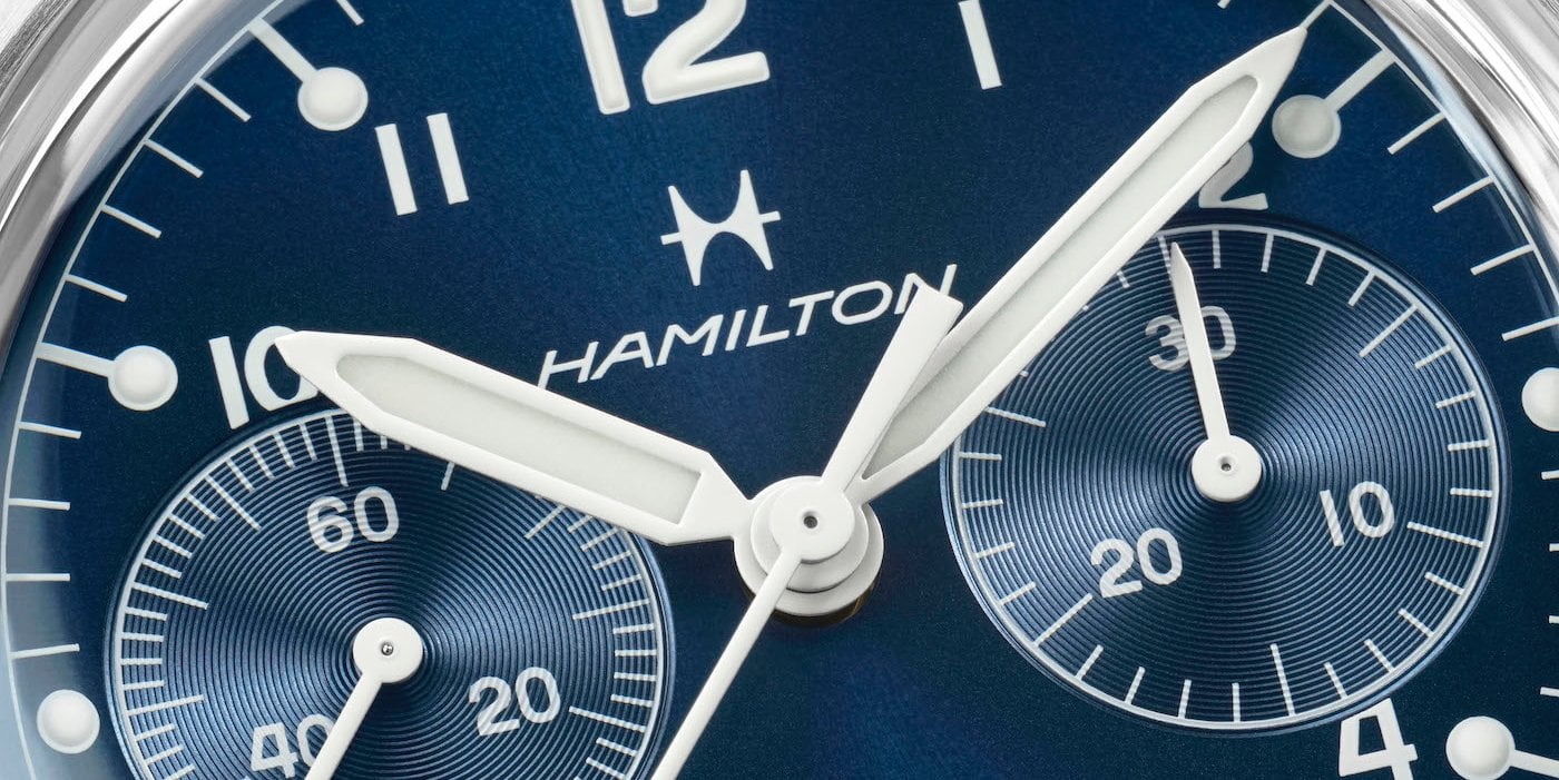 Hamilton Unveils Khaki Aviation Pilot Pioneer Mechanical Chronograph 40mm